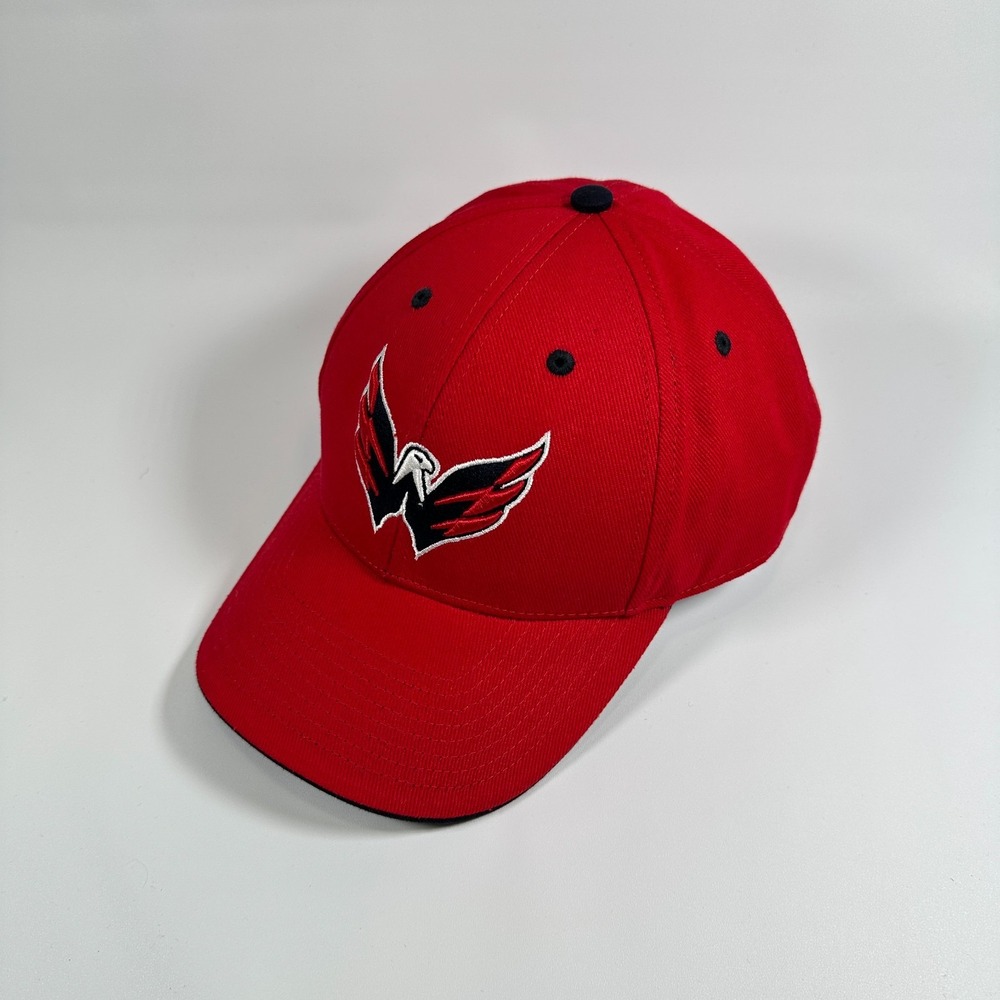 Fan Favorite Washington Capitals NHL Snapback Hat Mens Red Embroidered Cap OSFA